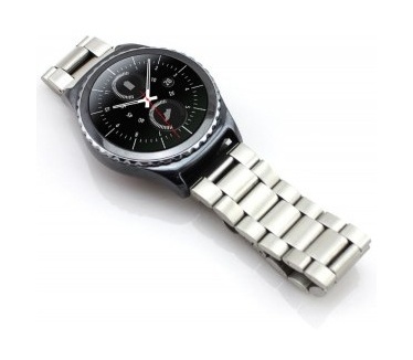 qMust Metalen armband voor Samsung Gear S2 Classic - Silver