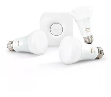 Philips Hue White and Color Starterkit (E27, 3 lampen, met Bridge 2.0)