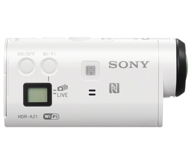 Sony Action Cam Mini met Wi-Fi en draagbare-bevestigingsset Wit