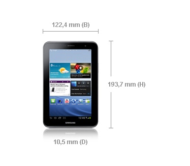Samsung Galaxy Tab 2 7" 3G 16GB Titanium