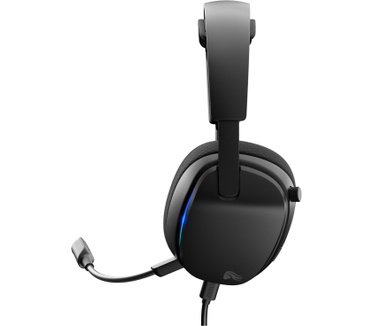 Glorious Glorious GHS Eternal RGB - Stereo RGB headset voor pc, PS5, PS4, Switch - Custom-tuned, gekantelde drivers, verstelbare, kristalheldere, afneembare mic, USB-C - Duurzaam, dag/nacht comfort - Zwart