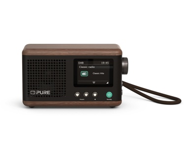 Pure DAB+ Radio Classic Mini Wit/Eiken