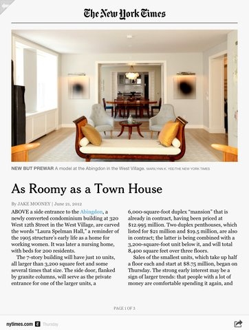 The New York Times in Flipboard