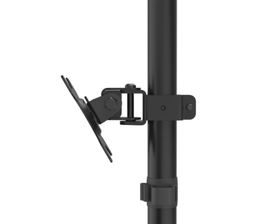 Hama PC-monitorhouder '00118489' (standaard voor pc-monitor, 33 - 81 cm / 13 - 32 inch, in hoogte verstelbaar, draaibaar, kantelbaar, Easy Fix-systeem) zwart