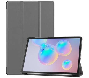 qMust Samsung Galaxy Tab S6 Smart Tri-Fold Case - Grijs