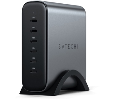 Satechi 200W USB-C 6-Port GaN Charger (ST-C200GM-US)