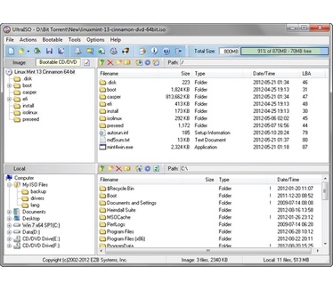UltraISO 9.5.3.2900 screenshot (481 pix)