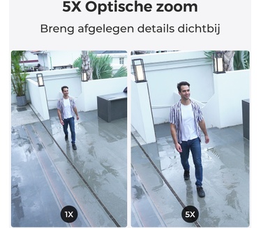 Reolink P437 - 4K buitencamera, IK10 vandaalbestendig, PoE, 5x optische zoom, nachtzicht in kleur, slimme detectie