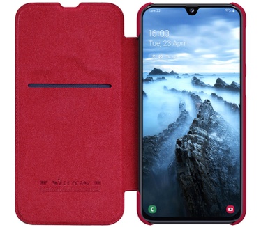 Nillkin Qin PU Leather Book Case - Samsung Galaxy A40 - Rood  Rood