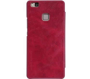 Nillkin Qin Slim PU Leather Book Case voor Huawei P9 Lite - Rood Rood