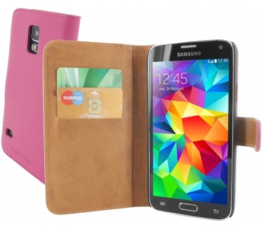 Mobiparts Premium Wallet Case Samsung Galaxy S5 Pink