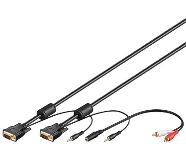 Wentronic SVGA Audio Cable - 3m