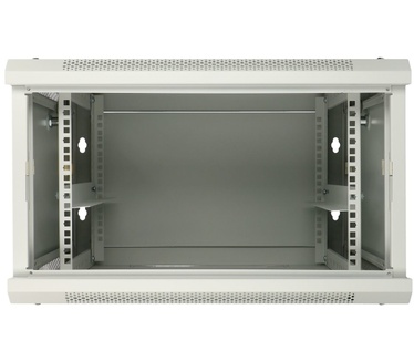 Bouncepad szafa wisz 19\" 6U 450mm szara d. blaszane