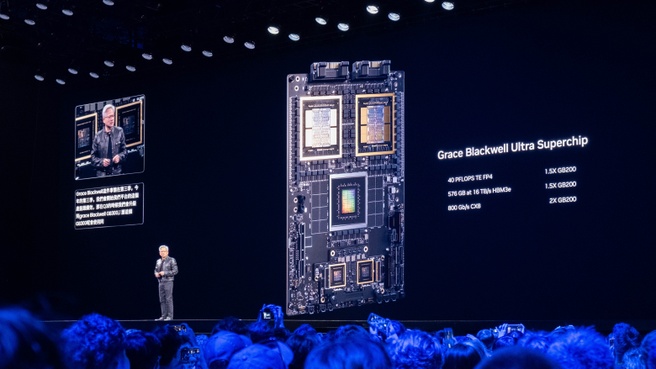 Nvidia Blackwell Ultra GB300 Superchip op Computex 2025
