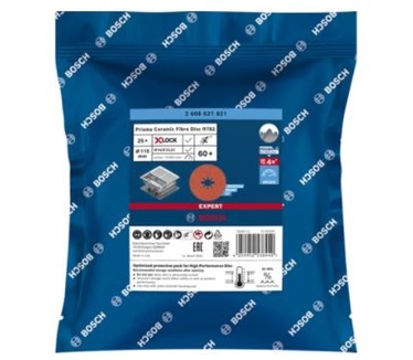 Bosch 2608621821 Fiberscheibe O 115 mm Körnung 60 25 St.