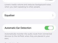 iOS-instellingen Apple AirPods 5