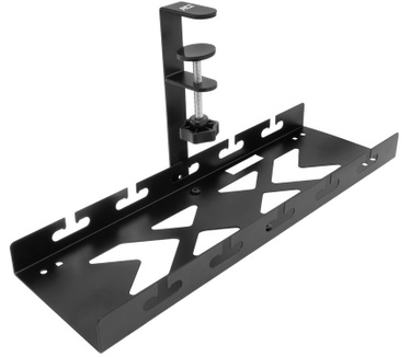 ACT AC8378 Kabelgoot voor onder bureau - kabelmanagement Zwart