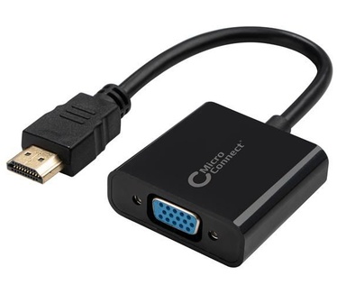 Microconnect HDMVGA1B Zwart