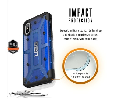 Urban Armor Gear Plasma (Iphone X) Blauw