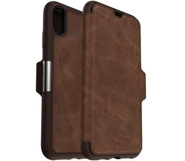 Otterbox Strada Premium Leather Folio Case (iPhone XS Max) Bruin