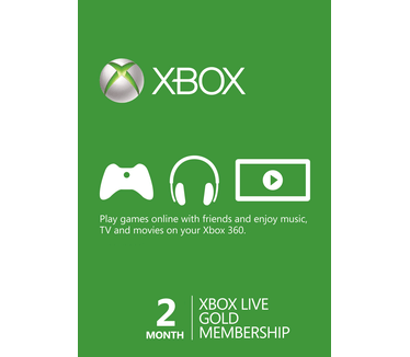 Microsoft Xbox Live Gold 2 maanden