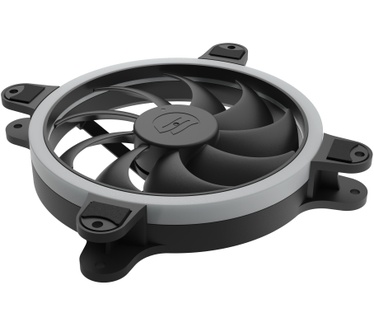 SilentiumPC Corona HP Evo ARGB 140 hogedrukradiator/hoesventilator (12V 3-pins DC [ventilator] + 5V 3-pins [ARGB], 1200 RPM, 45 CFM), 140mm