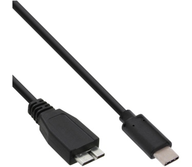 InLine 2m, USB 3.1-C/USB 3.1 Micro-B Zwart