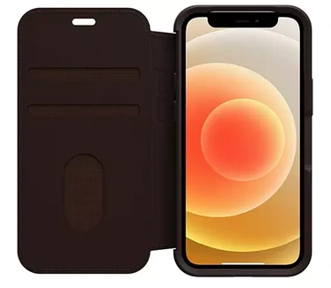 Otterbox Strada Leren Book Case Zwart Apple iPhone 12 Mini