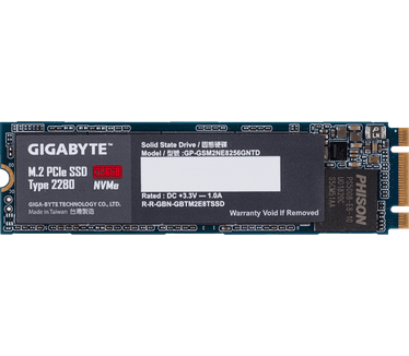 Gigabyte M.2 PCIe SSD 256GB 256GB