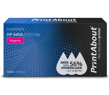 PrintAbout Huismerk HP 645A (C9733A) Toner Magenta