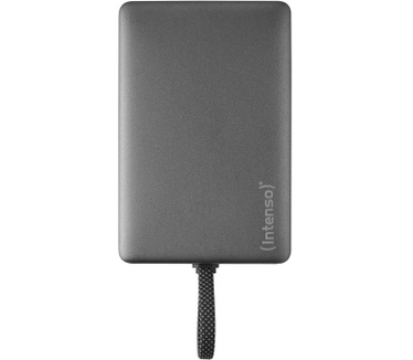 Intenso Powerbank MC10000 met geïntegreerde USB-C kabel en magnetische achterkant, 10.000 mAh, 20 Watt