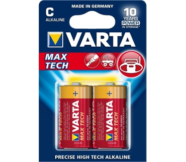 Varta MAX TECH 2x Alkaline C