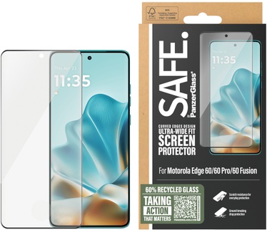PanzerGlass SAFE. by PanzerGlass® Screen Protector Motorola Edge 60 | 60 Pro | 60 Fusion | Ultra-Wide Fit
