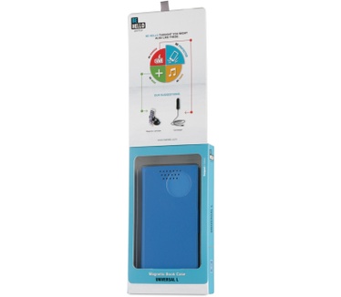 BeHello Universal Book Case Sticky Magnet Size L Blue