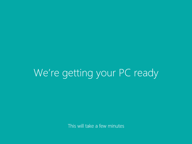Windows 8 Getting the pc ready