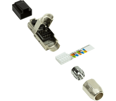LogiLink Field Assembly Plug - Cat.6A / Cat7A - Shielded - MPTL Tested