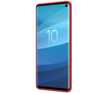 Nillkin Flex Silicone HardCase Samsung Galaxy S10 (G973) - Rood  Rood