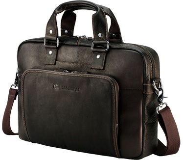 HP Elite Colombiaans lederen tas met bovensluiting Bruin