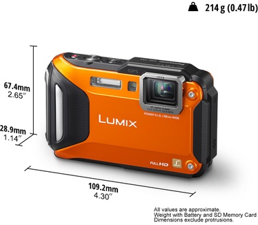 Panasonic Lumix DMC-FT5 Oranje
