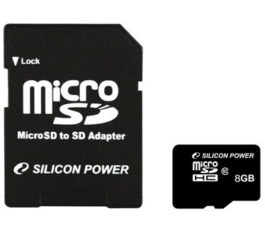 Silicon Power 8GB microSDHC