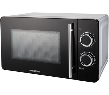 Medion 2in1 Magnetron MD 10495 | Combinatie van magnetron en grill | 5 vermogensstanden | Ontdooifunctie