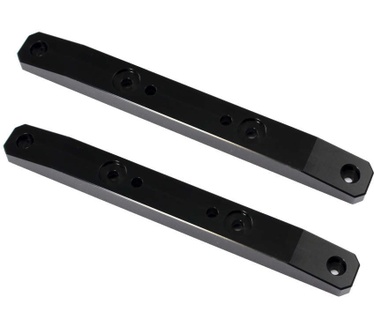 Watercool HEATKILLER® Tube - 140mm Fan Adapter (pair)