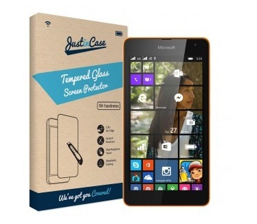 Just in Case Tempered Glass Microsoft Lumia 535 - Arc Edge