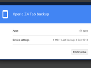 Google Drive backups