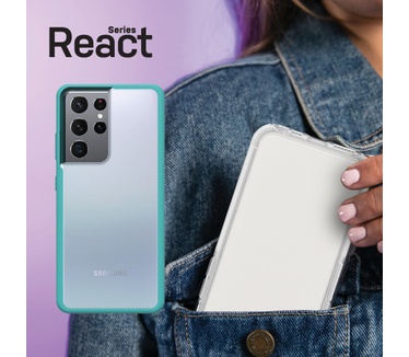Otterbox React Series voor Samsung Galaxy S21 Ultra 5G, Sea Spray