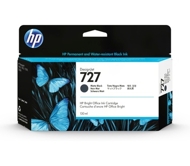 HP 727 matzwarte DesignJet inktcartridge, 130 ml