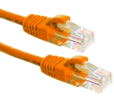 Eeconn Cat.6 U/UTP Patchkabel, AWG24, LSZH, Oranje, 15m