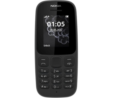 Nokia 105 (2017) Dual SIM Zwart