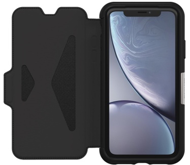 Otterbox Strada Premium Leather Folio Case (iPhone XR) Zwart
