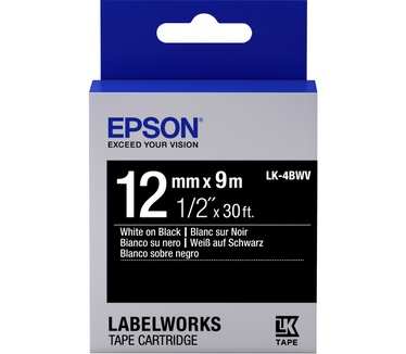 Epson Levendige label tape voor Epson-etikettencassette LK-4BWV